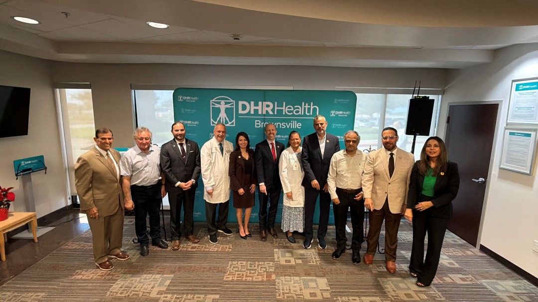 Group Photo From DHR Health Brownsville And City Of Brownsville